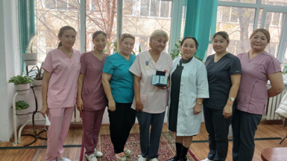 Жоғары мемлекеттік марапатпен құттықтаймыз!